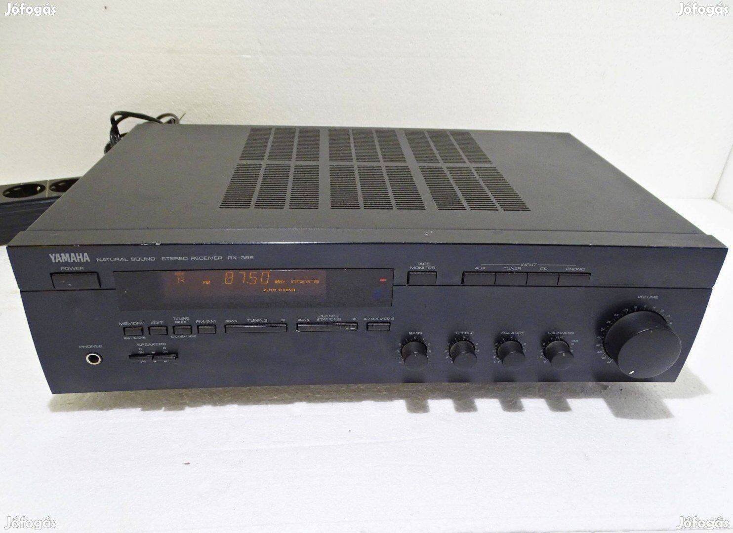 Yamaha RX-385 AM/FM Stereo Receiver rádióerősítő sztereó erősítő 45 W