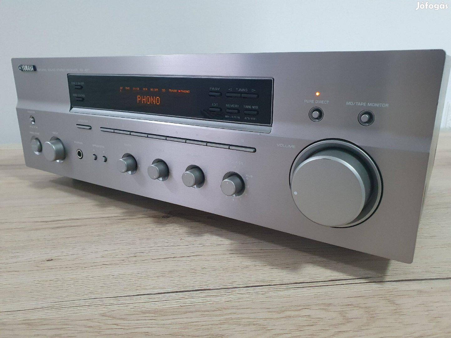 Yamaha RX-497 fm sztereó hifi erősítő (subwoofer kimenettel)