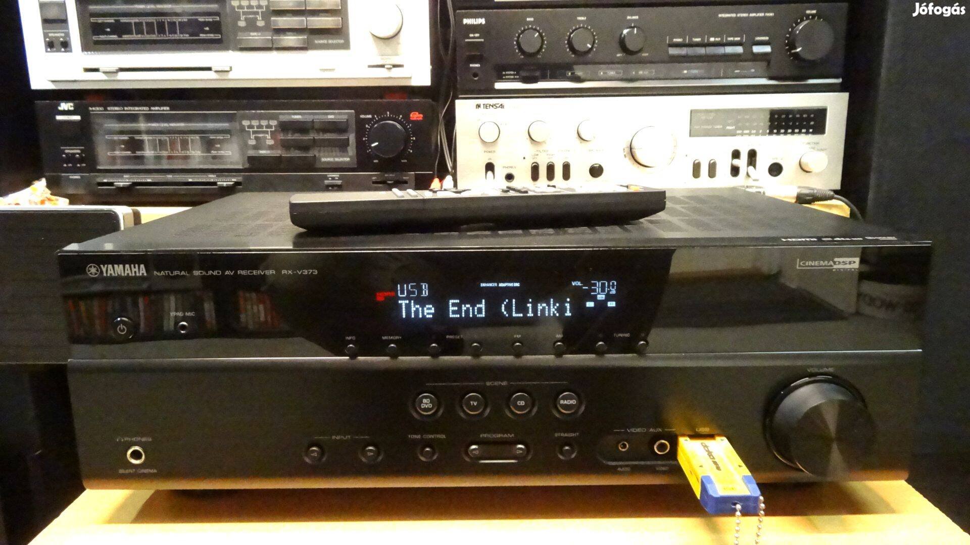 Yamaha RX-V373 5.1 Házimozi erősítő 4K ARC 3D USB