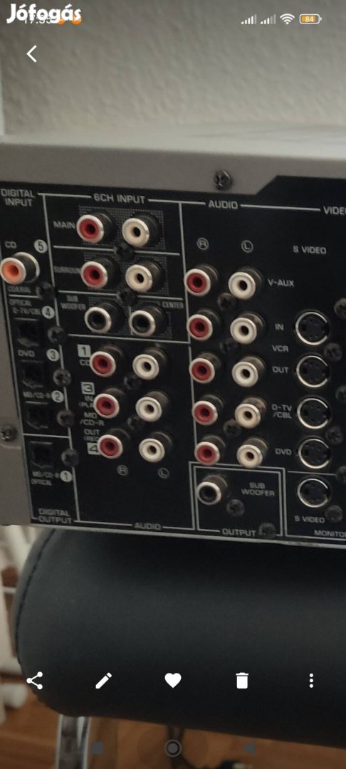 Yamaha RX-V530 RDS házimozi erősítő eladó 