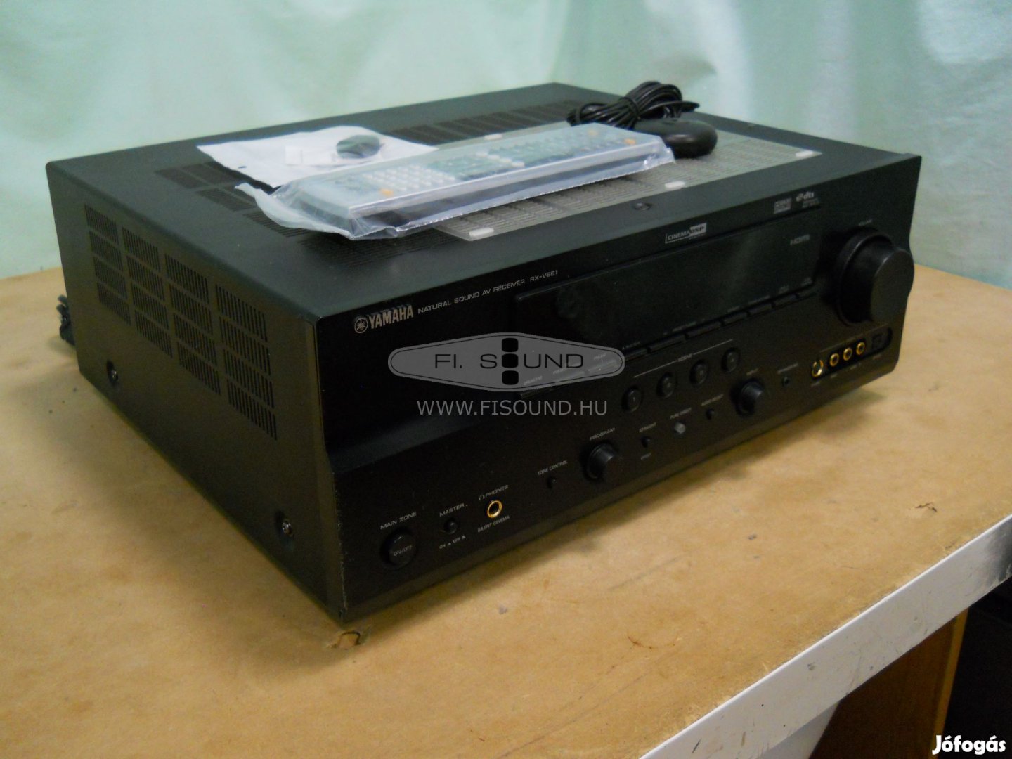 Yamaha RX-V661 ,(1.) 7x155W,4-16ohm,7.1-s rádiós házimozi erősítő