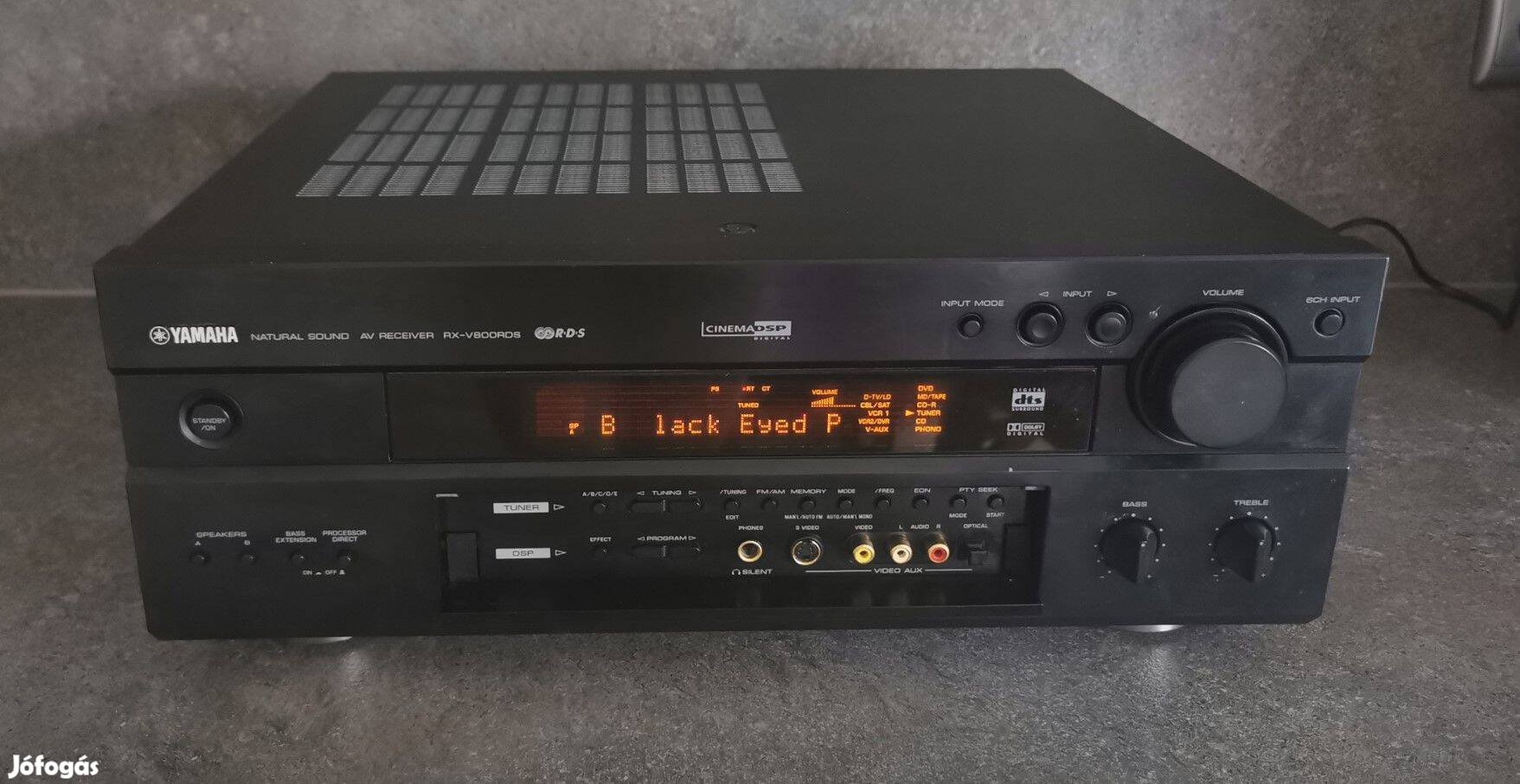 Yamaha RX-V800 RDS Receiver, házimozi rádió erősítő