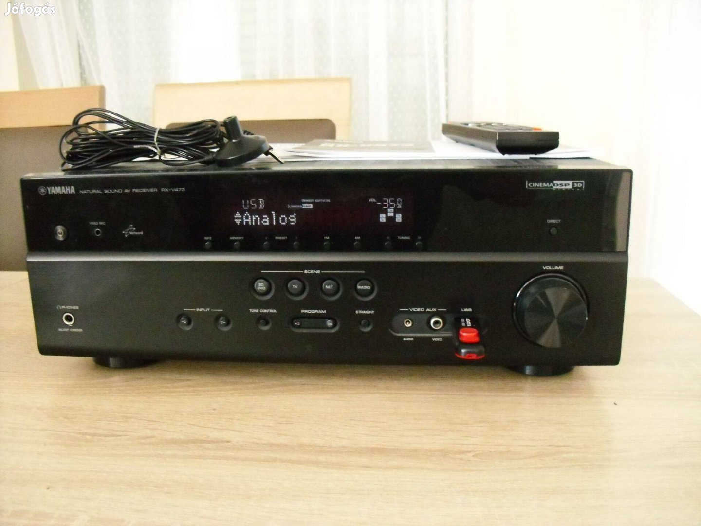 Yamaha Rx-V473 5.1-es Hdmi, Net, Usb rádióerősítő