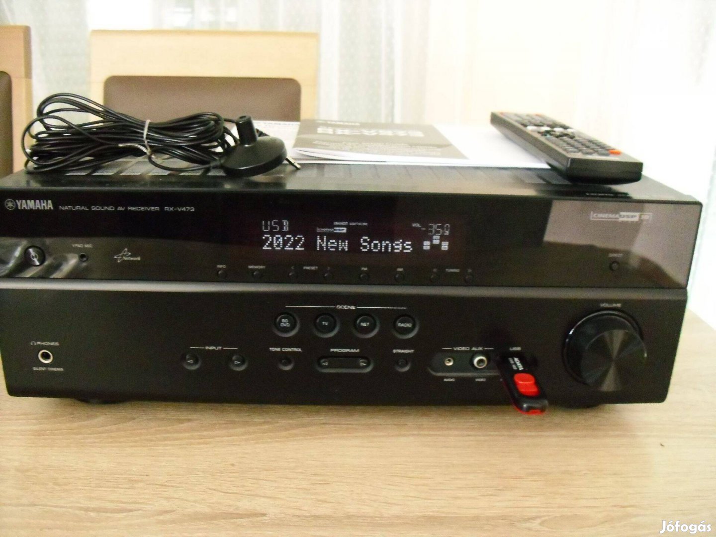 Yamaha Rx-V473 5.1-es Hdmi, Net, Usb rádióerősítő