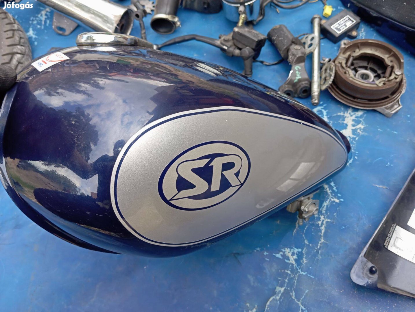 Yamaha SR 250 alkatrész , tank