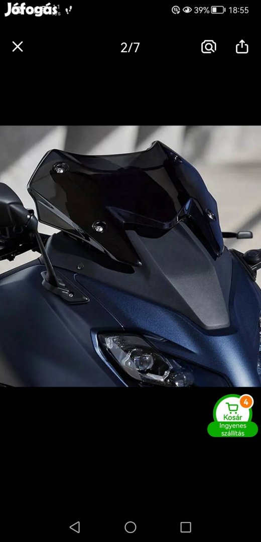 Yamaha T max 560 első légterelő