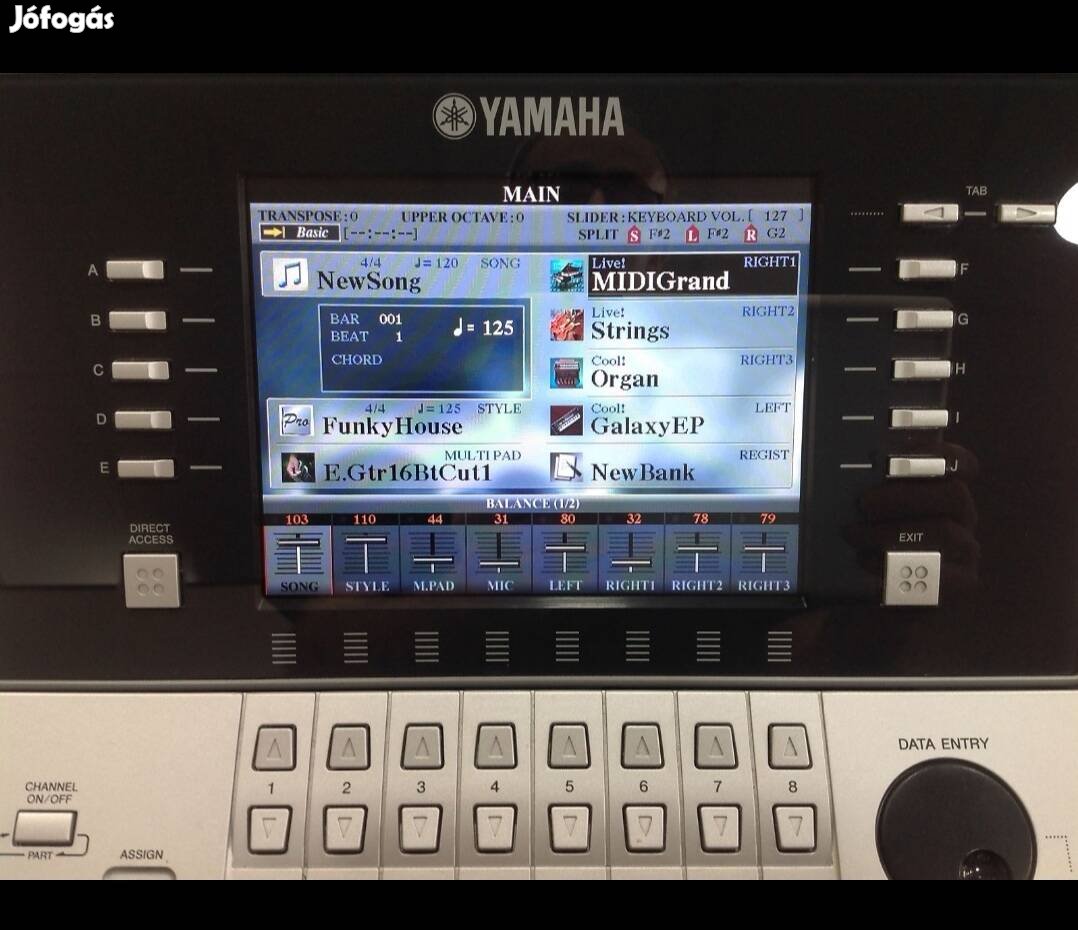 Yamaha Tyros 3 szintetizátor 
