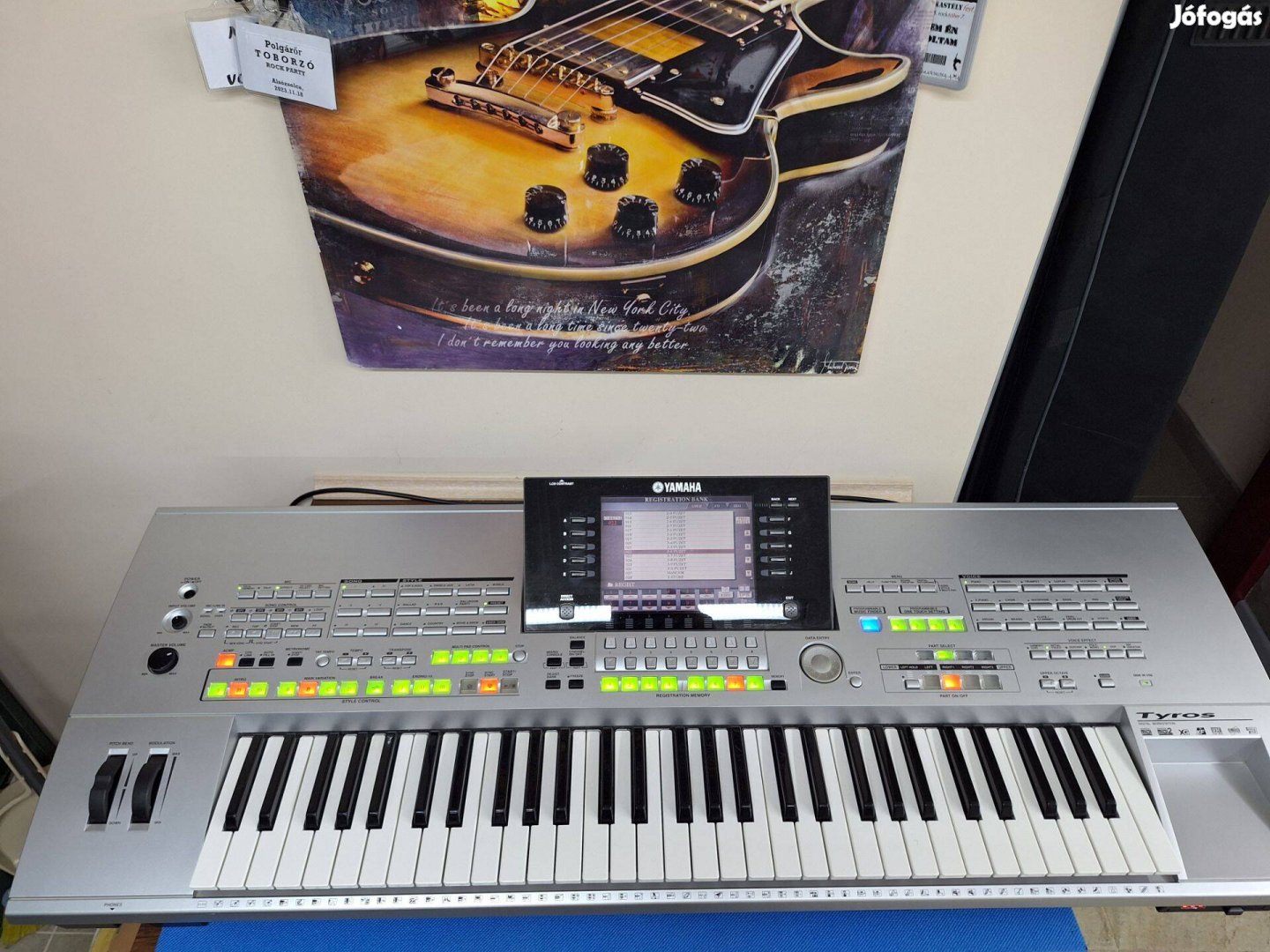 Yamaha Tyros HD/USB hangszer hibátlan állapotban