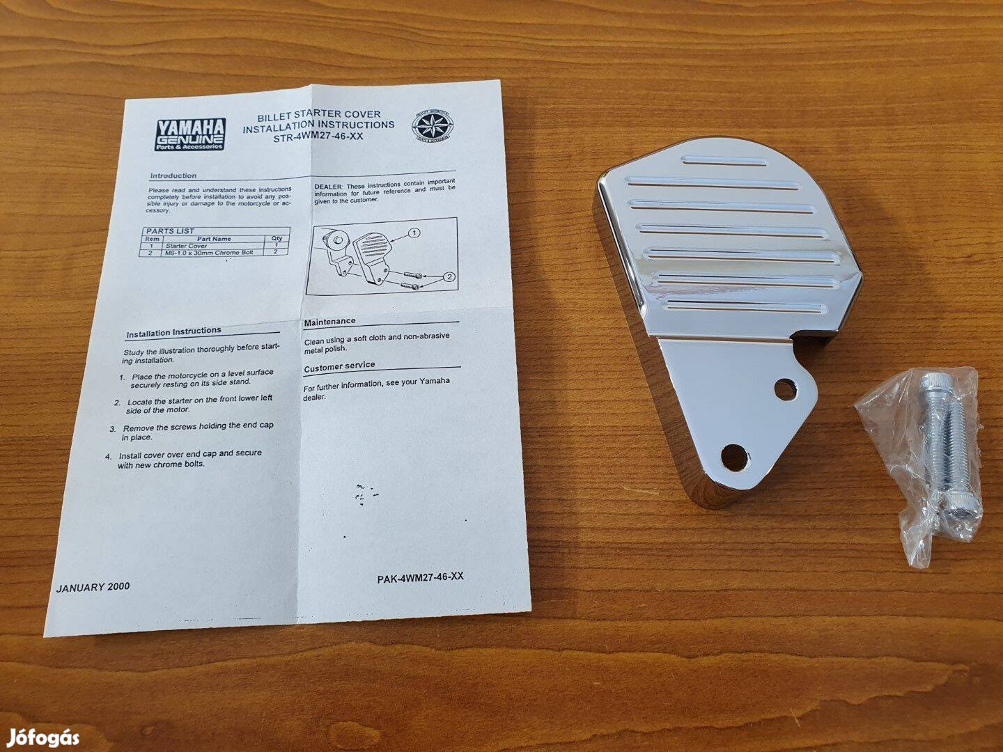 Yamaha XV 1600 Road Star Önindító Takaró Króm Dísz 16970
