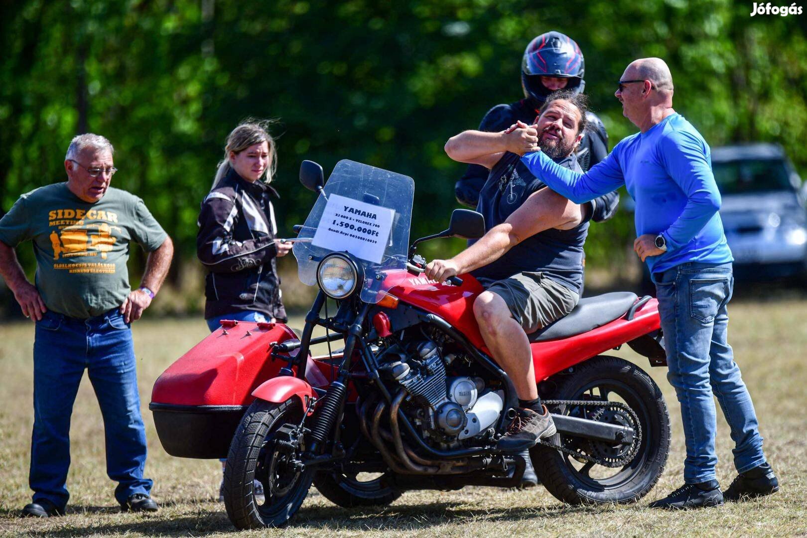 Yamaha Xj 600 S oldalkocsis motor friss műszakival