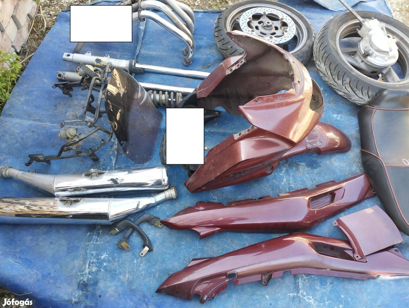 Yamaha Xj 900 Diversion alkatrész , kipufogó dob