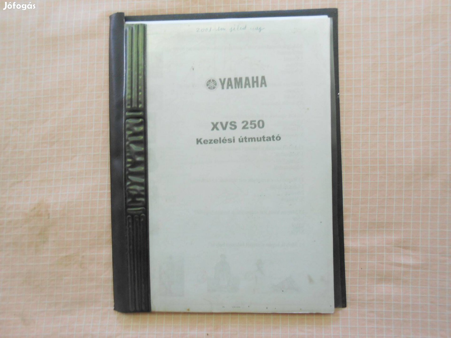 Yamaha Xvs 250 kezelési útmutató