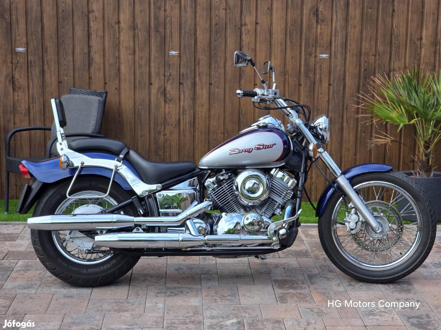 Yamaha Xvs 650 Drag Star Újszerű gumik. akku. 2...