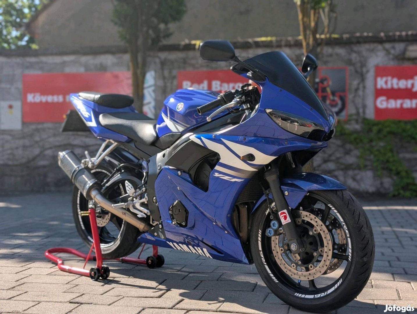 Yamaha Yzf R6 R Entry Bike! RED Baron Garanciával!