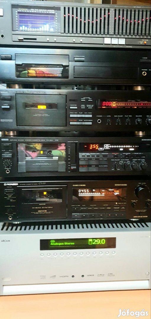 Yamaha deck,cd lejátszó kitűnő állapotban eladó 