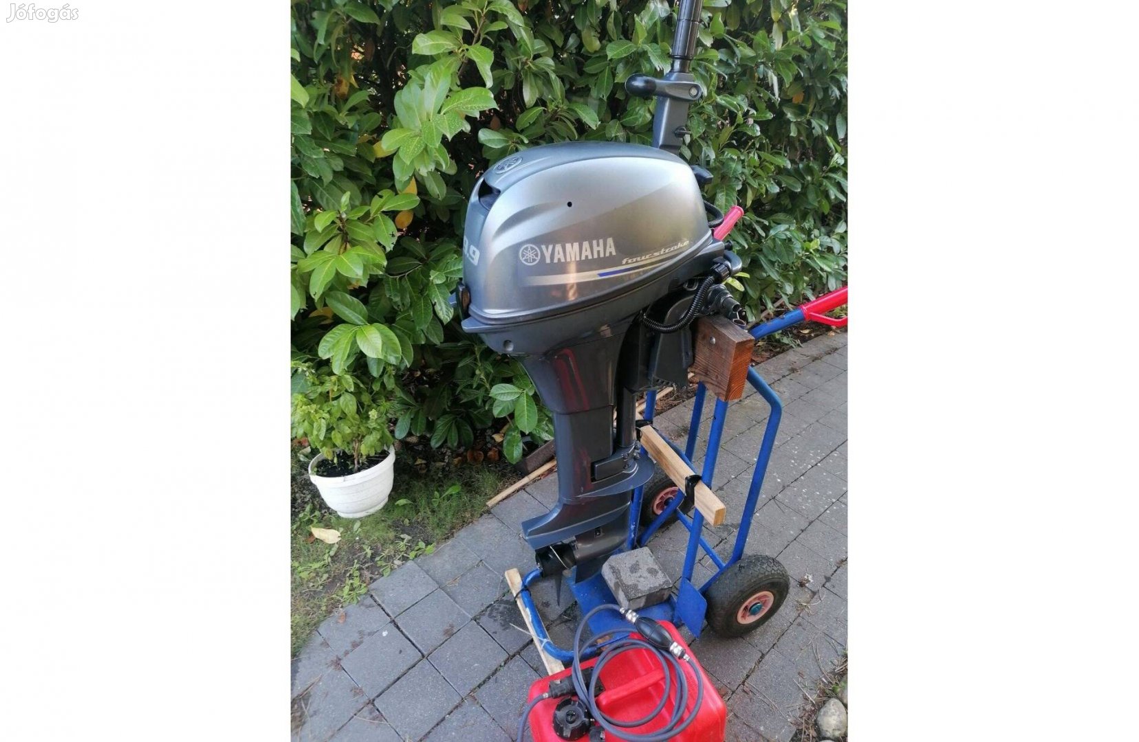 Yamaha f9.9 jmh 4T hosszú csizmás, jó állapotú 2018as csónakmotor