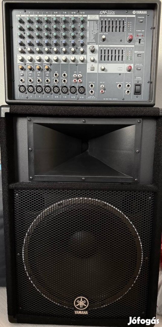 Yamaha hangosítás (keverő + hangfalak) eladó