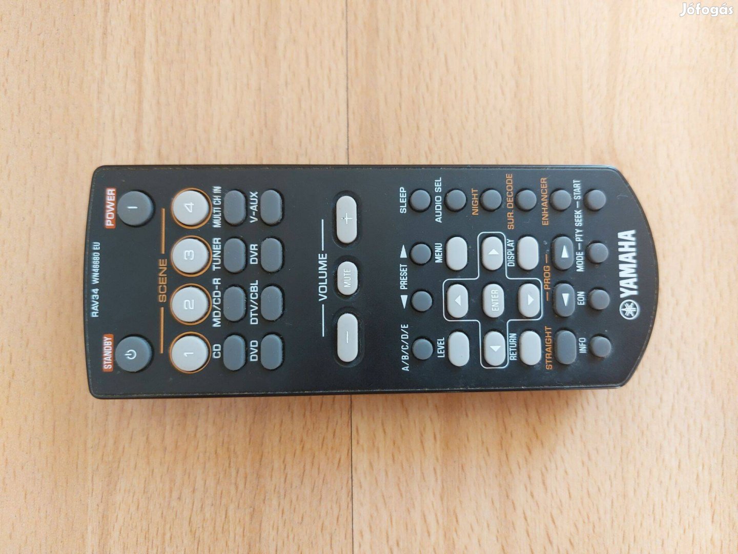 Yamaha házimozi erősítő távirányító Rav34 WN46680 EU