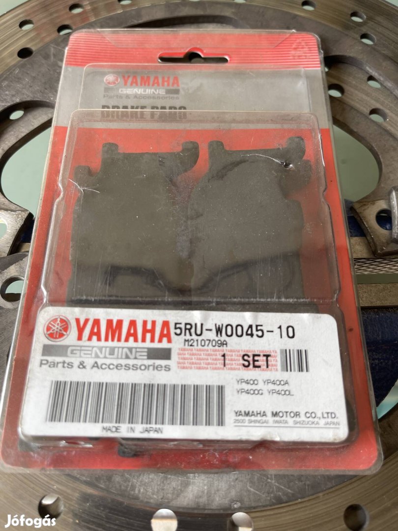 Yamaha motor fékbetét+tárcsa eladó .