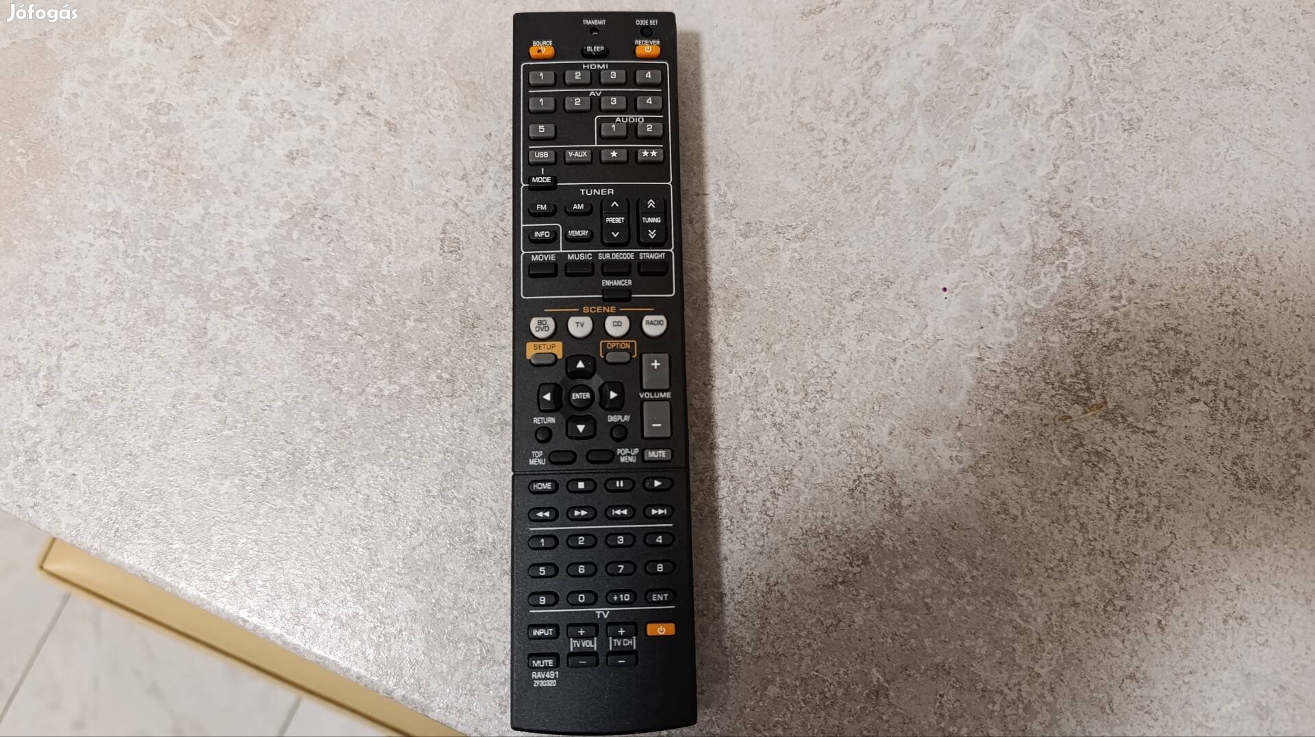 Yamaha új távirányító házimozi erősítőhöz