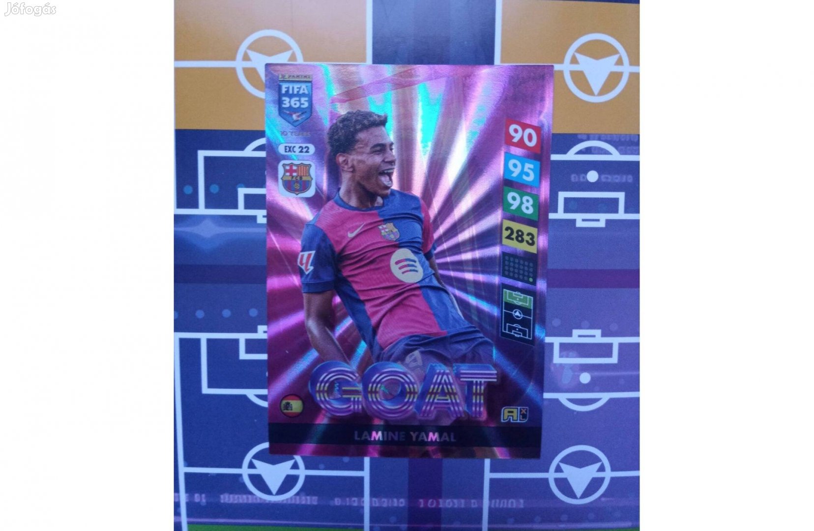 Yamal (FC Barcelona) Panini Fifa 365 2025 Goat kártya