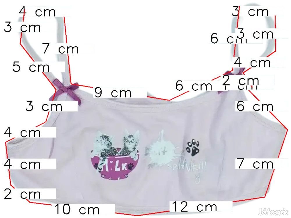 Yamamay Új (címkés) Lány Melltartó (Méret: 140)
