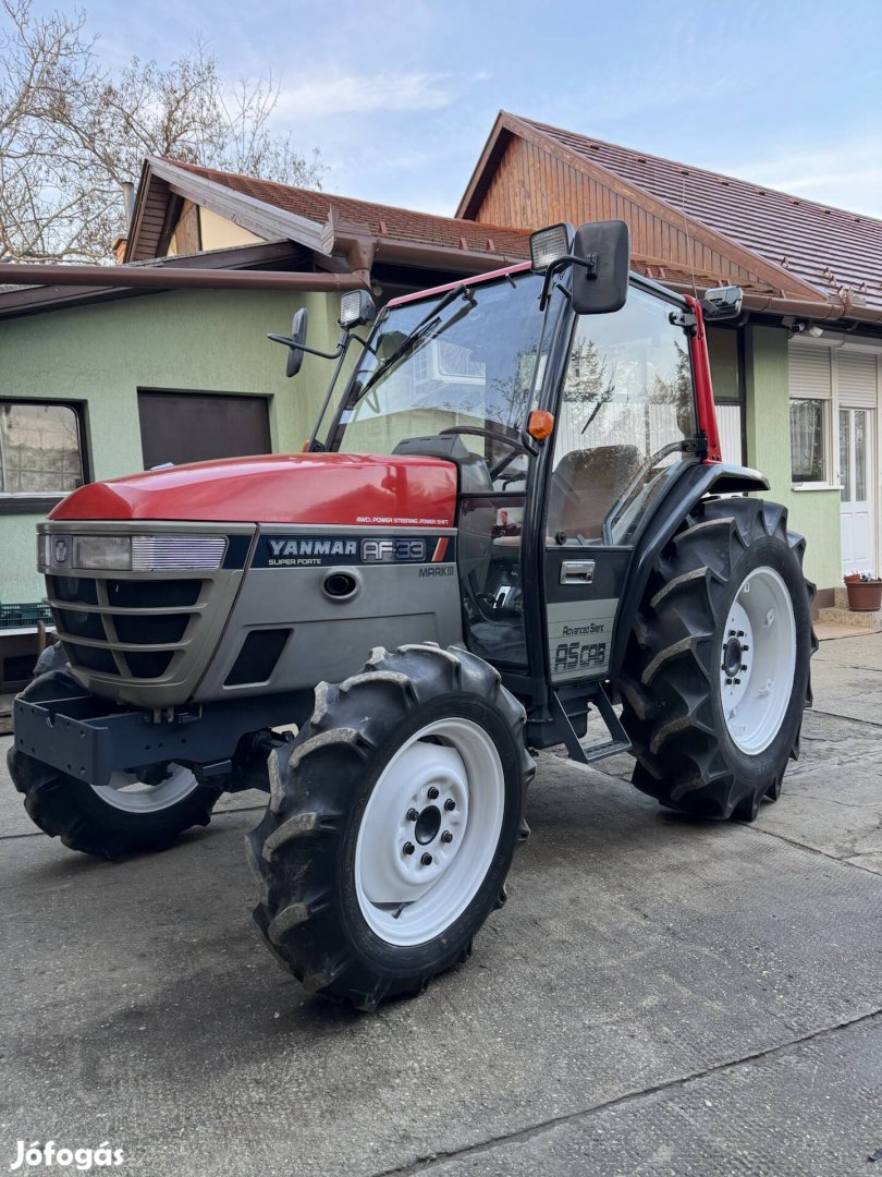 Yanmar AF33 Rendszámos Fülkés Patika kubota japán traktor