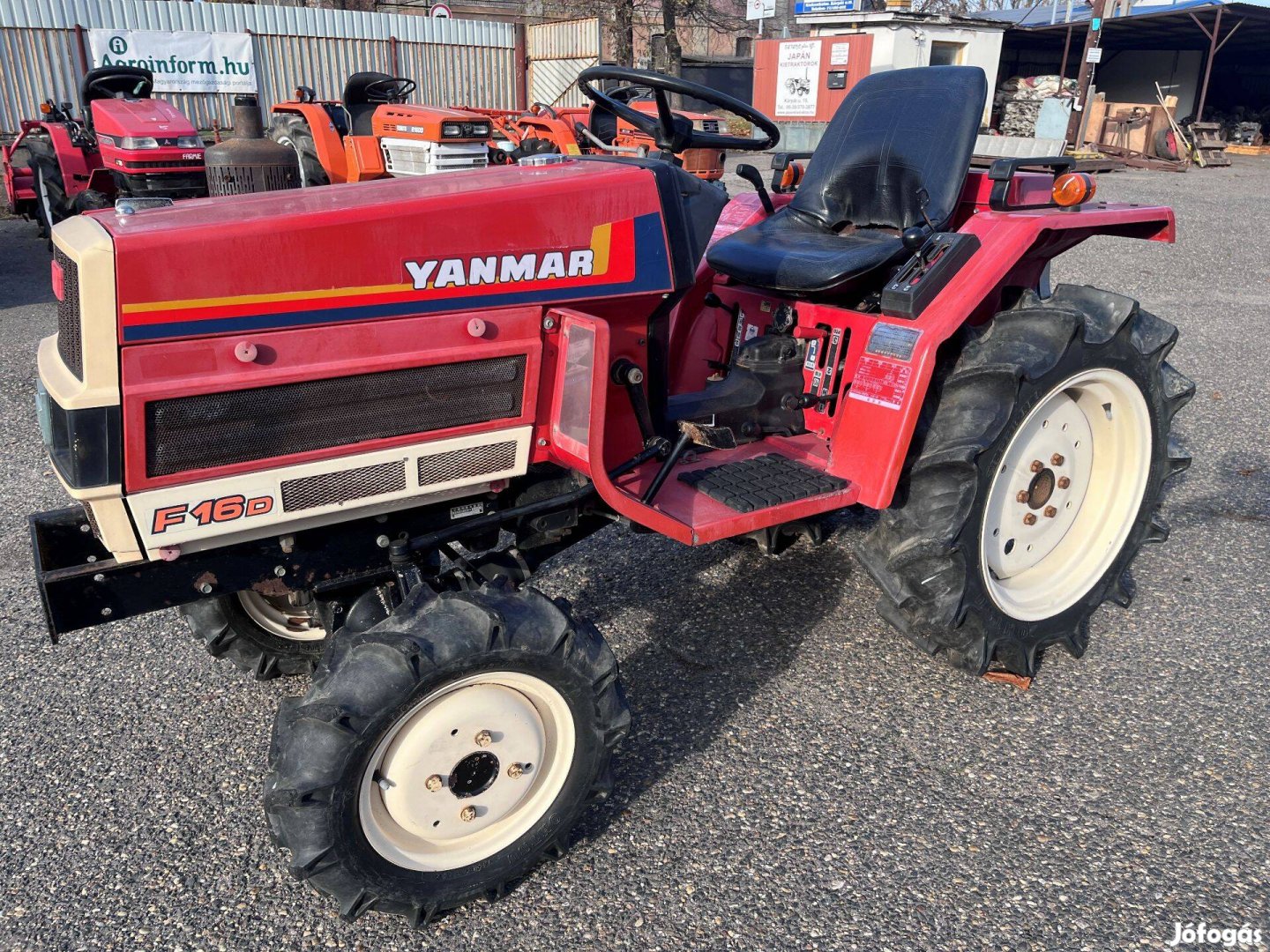 Yanmar F16d használt kistraktor