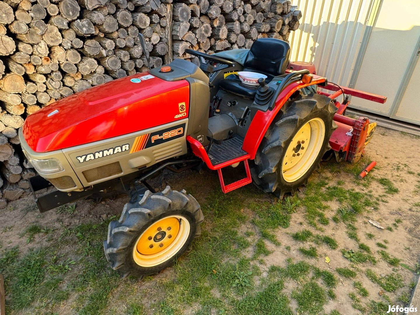 Yanmar F22 kistraktor talajmaróval