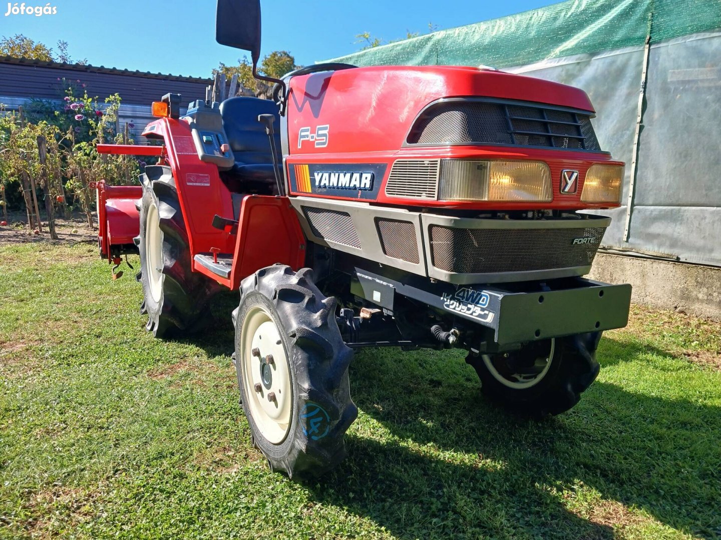 Yanmar F 5, gyönyörű, Japán kistraktor eladó.