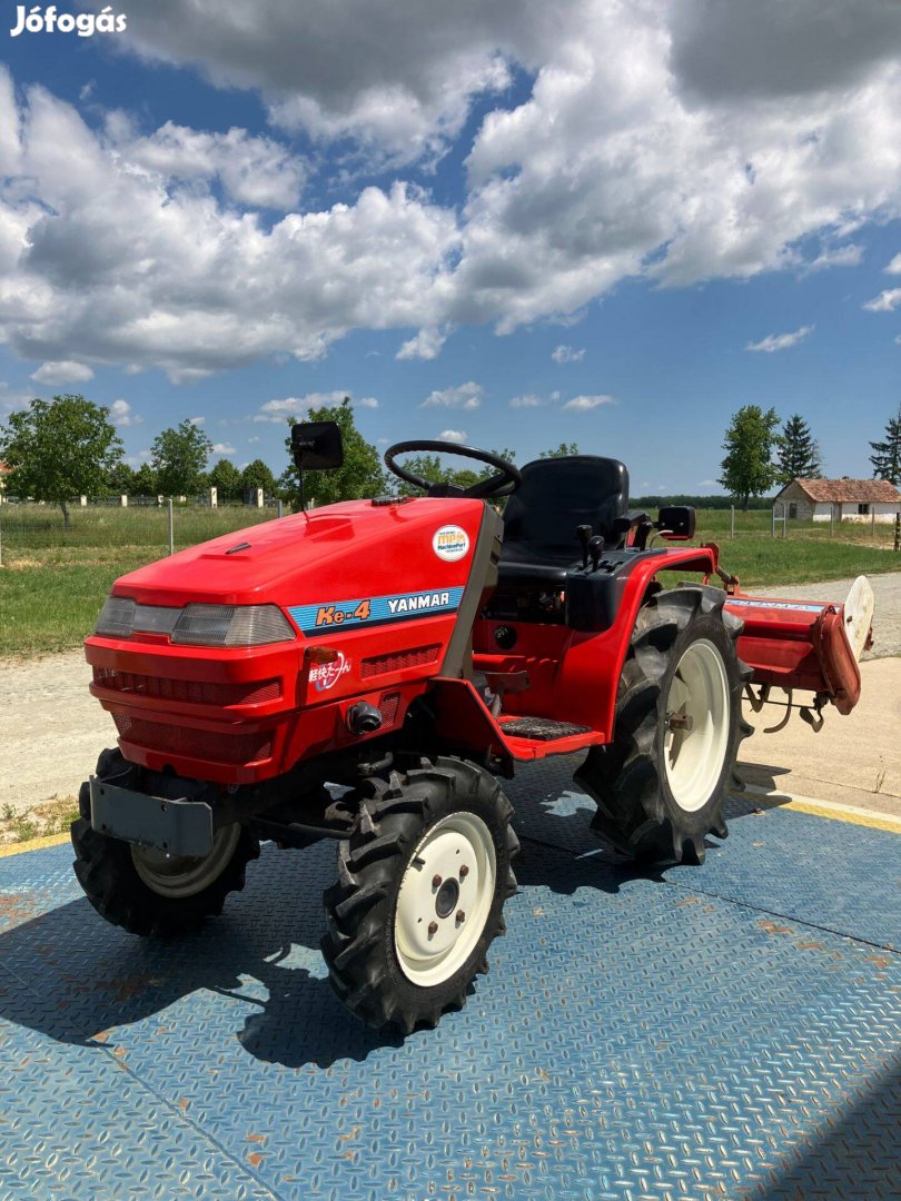 Yanmar KE-4 japán kistraktor traktor tz4k kubota iseki solis
