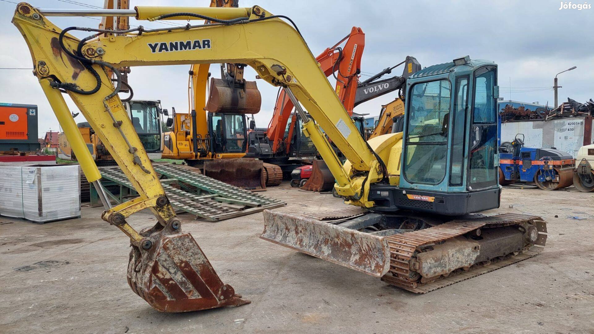 Yanmar Vio80 midi kotró