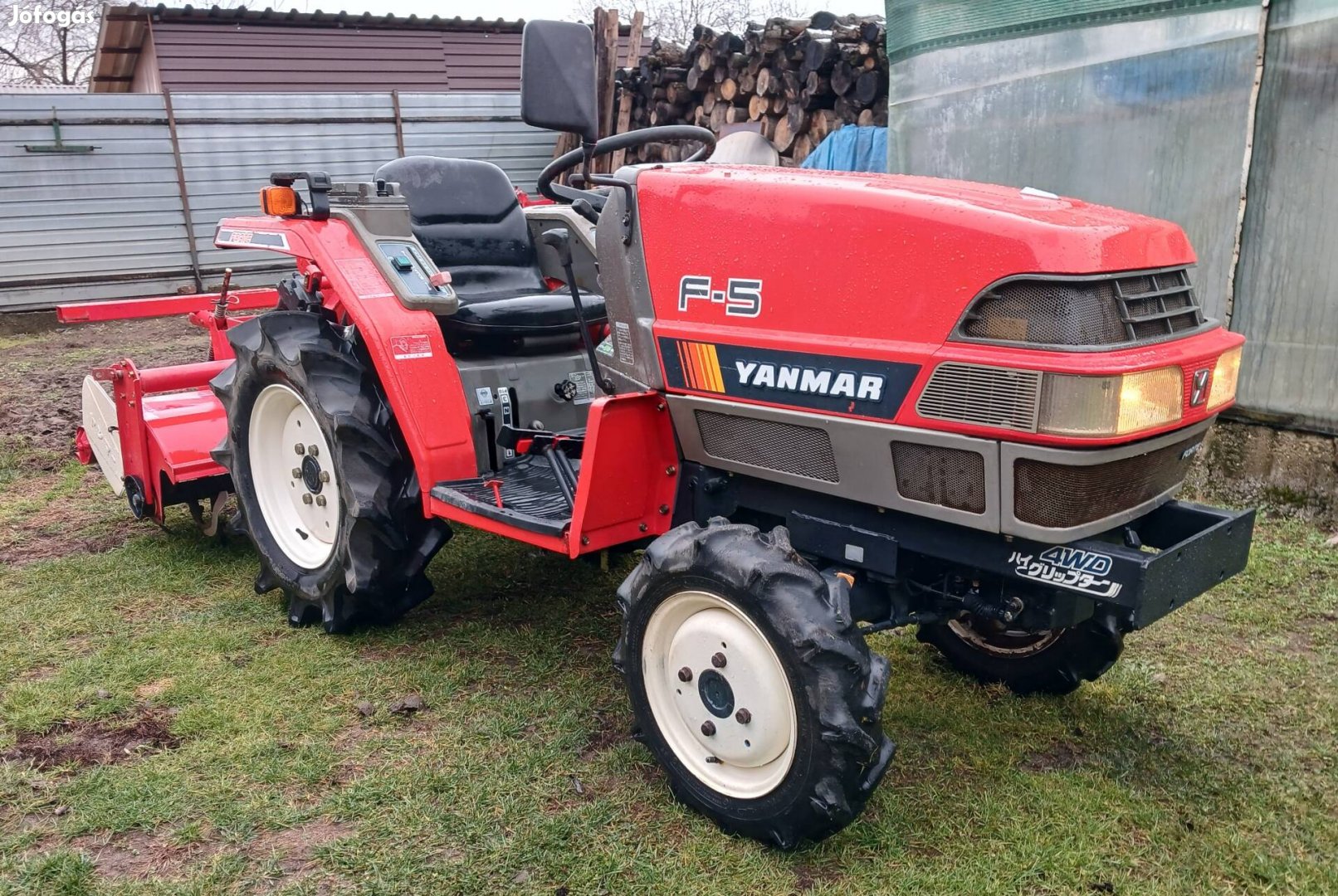 Yanmar f5, Japán kistraktor eladó.