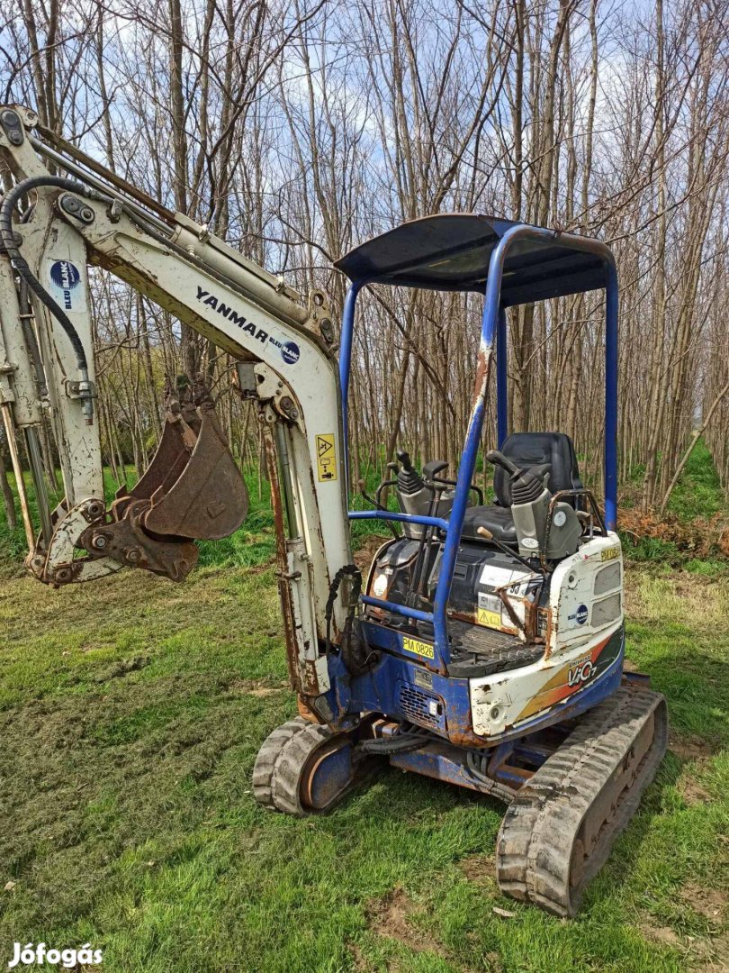 Yanmar kubota bobcat árokásó minikotró markolo kotro rakodo elado