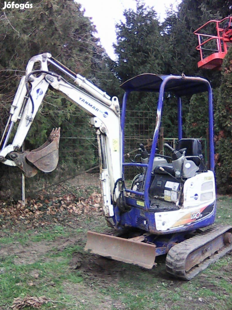 Yanmar kubota bobcat jcb minikotro markolo árokáso elado