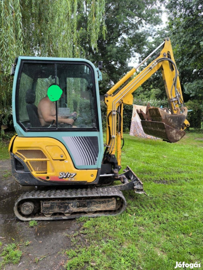Yanmar kubota bobcat minikotró árokásó markolo kotro rakodo elado