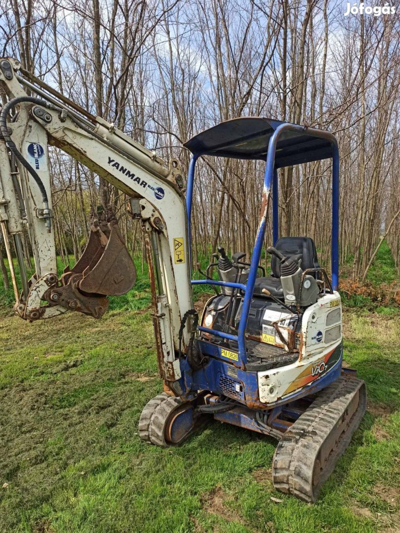 Yanmar kubota bobcat minikotro árokásó markolo kotro rakodo elado