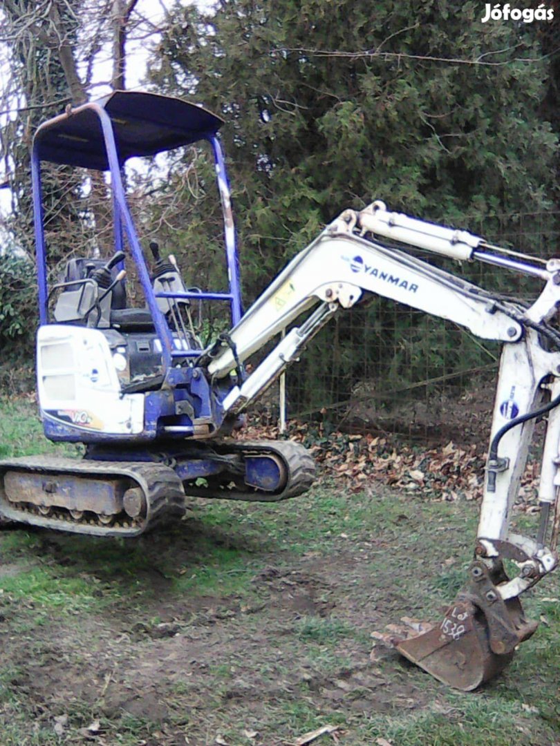 Yanmar kubota bobcat minikotro markolo árokásó rakodo elado