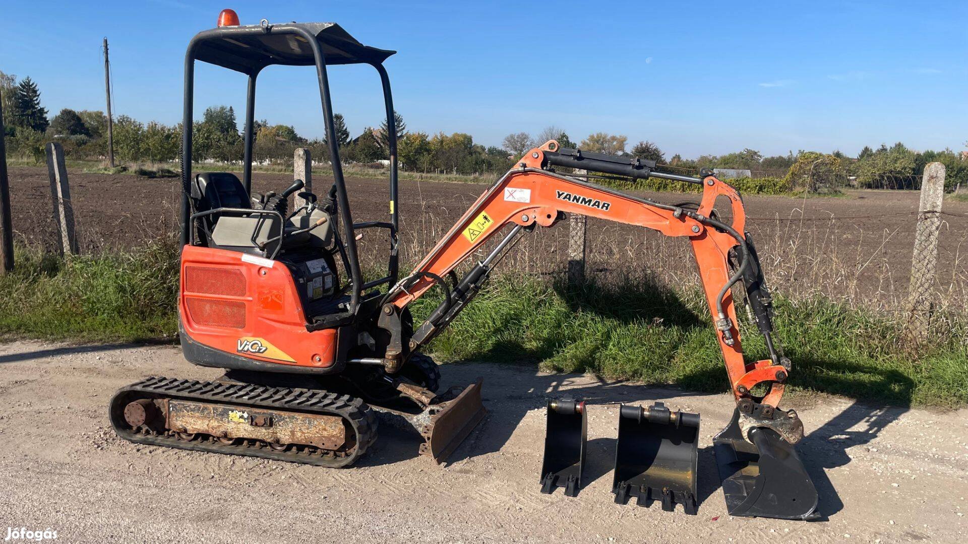 Yanmar vio 17 árokásó minikotró