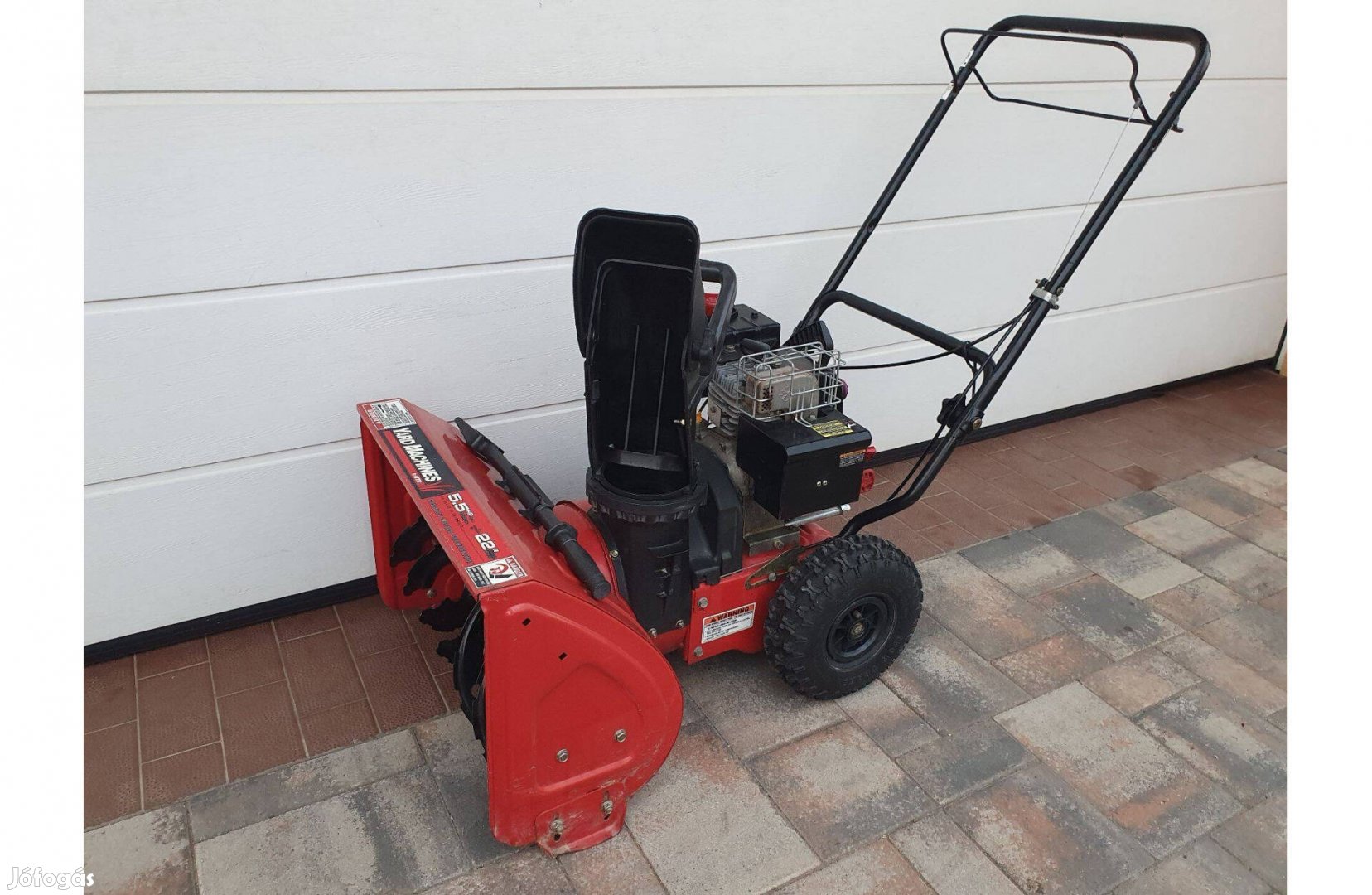 Yard Machines MTD 5,5 LE benzines önjárós újszerű hómaró hószóró
