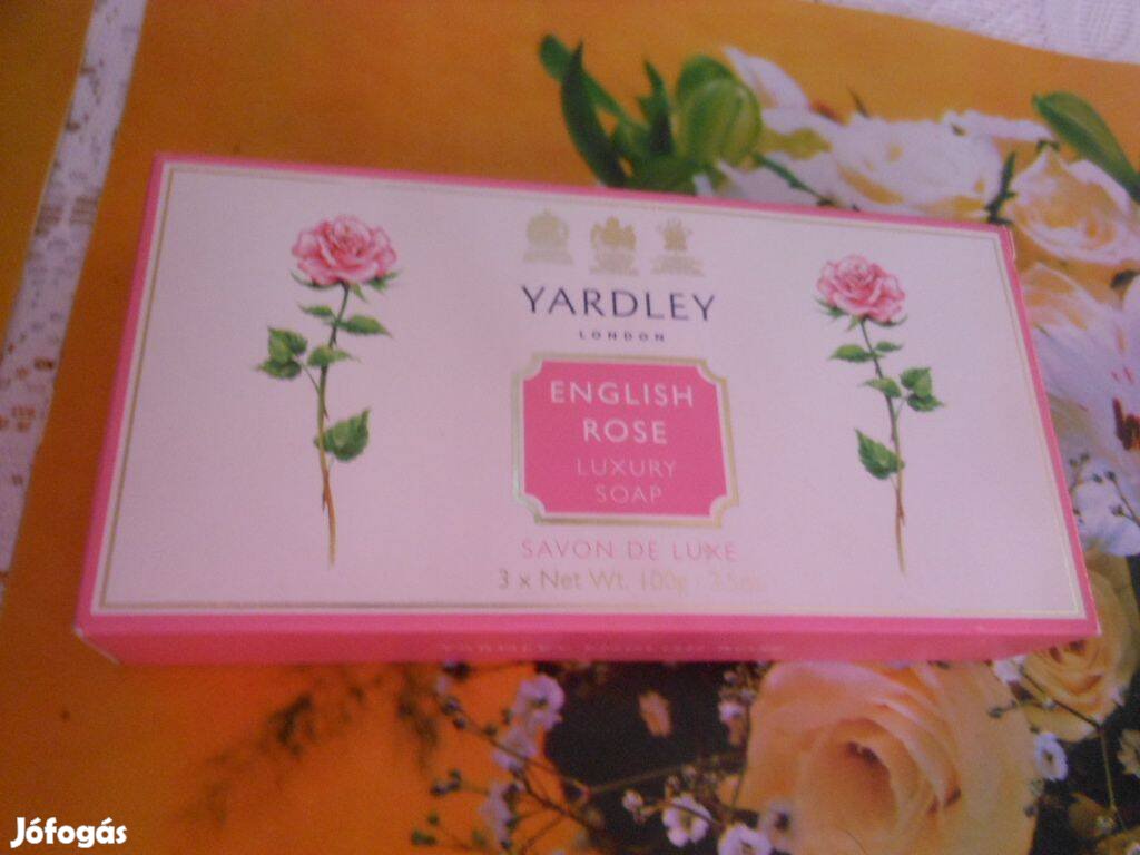 Yardley London English Rose Luxury 3dbos szappan 3300.-