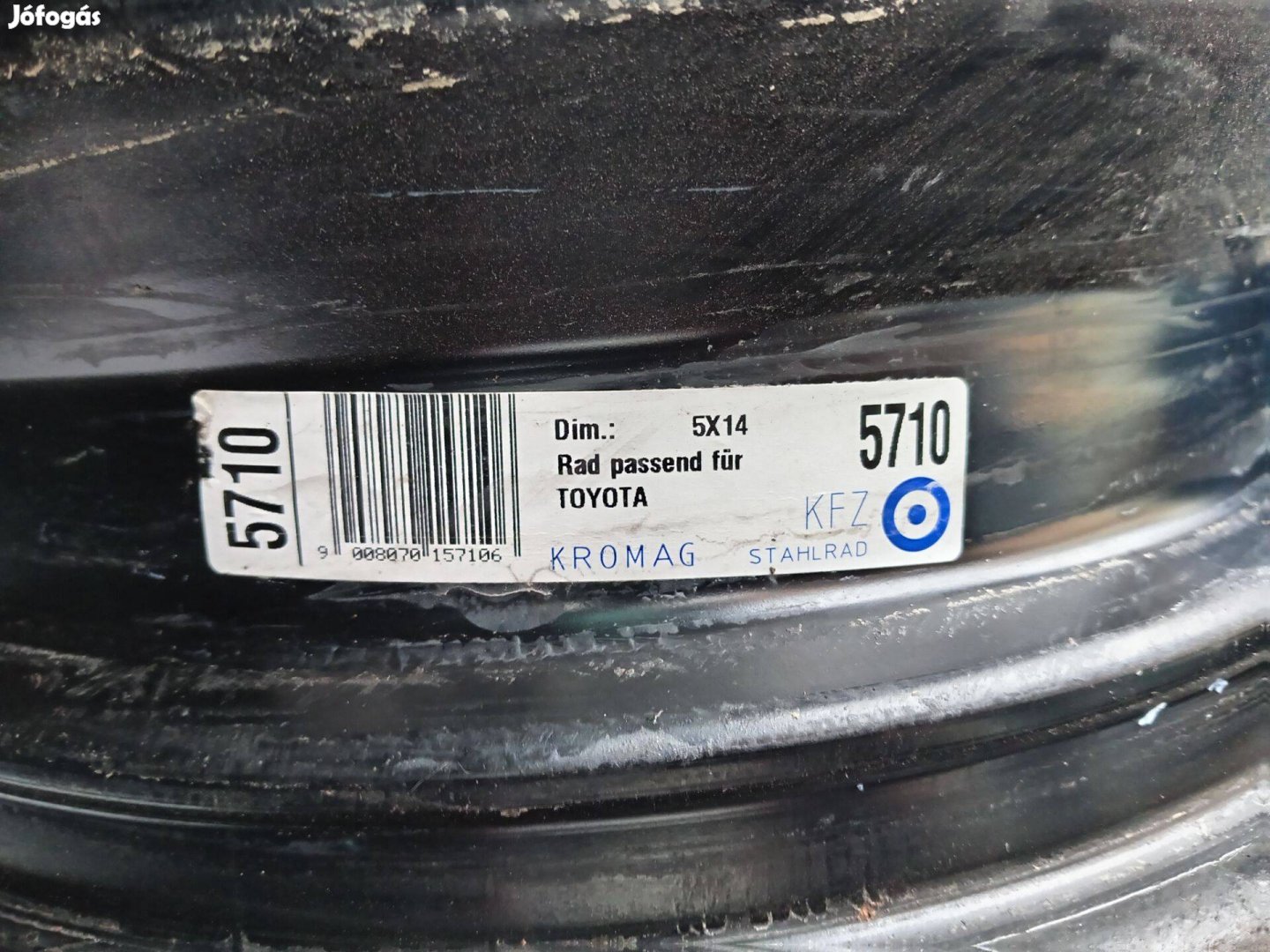 Yaris II. felni 2 DB 5Jx14 ET39 54,1 4X100