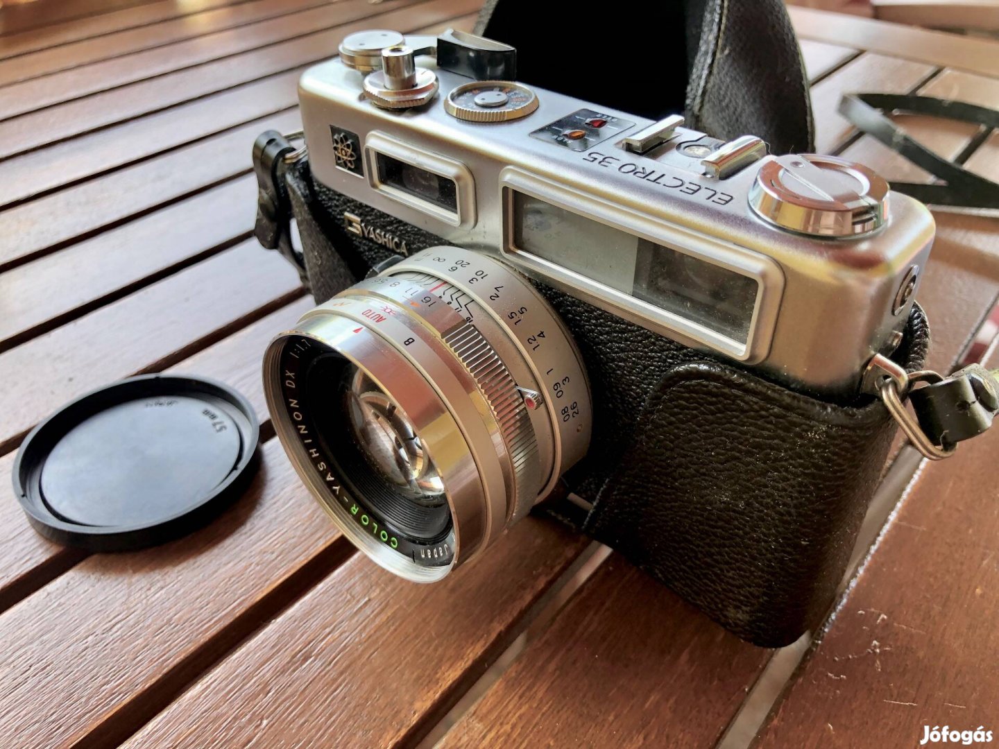 Yashica electro 35 fényképezőgép plusz objektívekkel