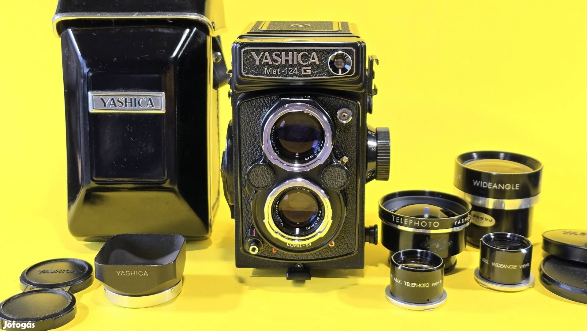 Yashica mat 124G fényképezőgép szett