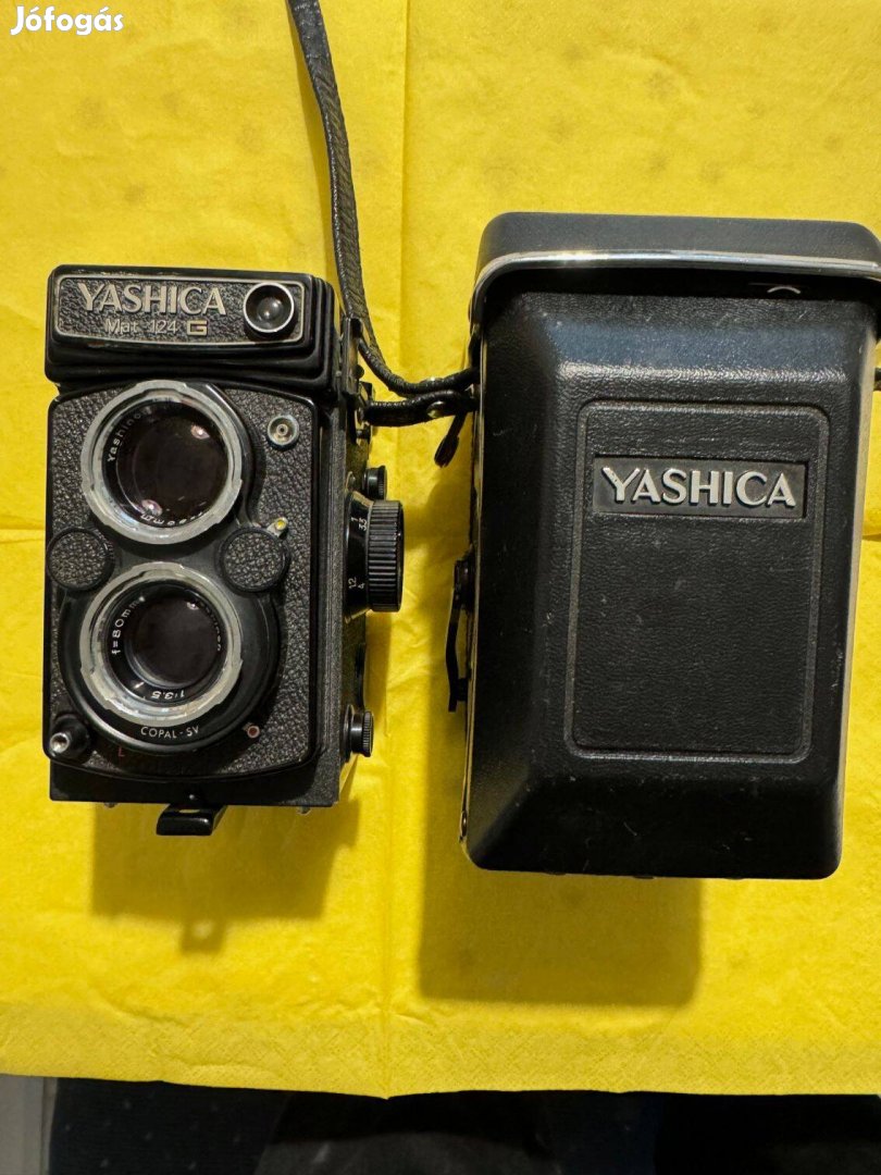 Yashicca 124 G Filmes fényképezögép tokkal gyüjtöi darab 59900-ft cser