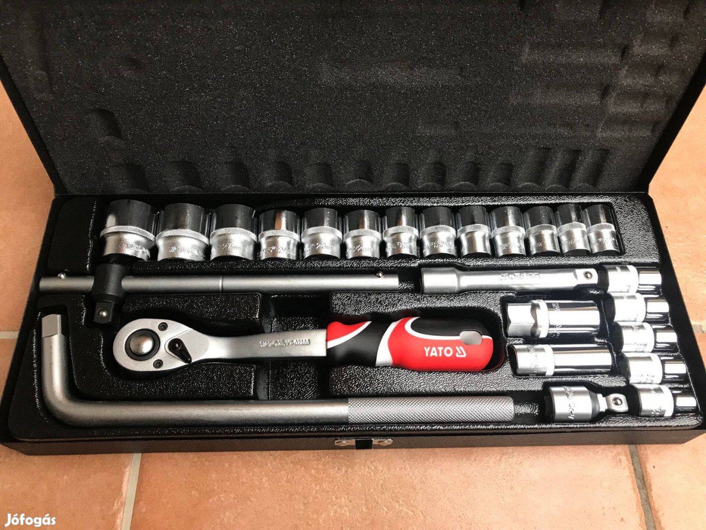 Yato 25db-os 1/2"-os dugókulcs készlet Yt-12671