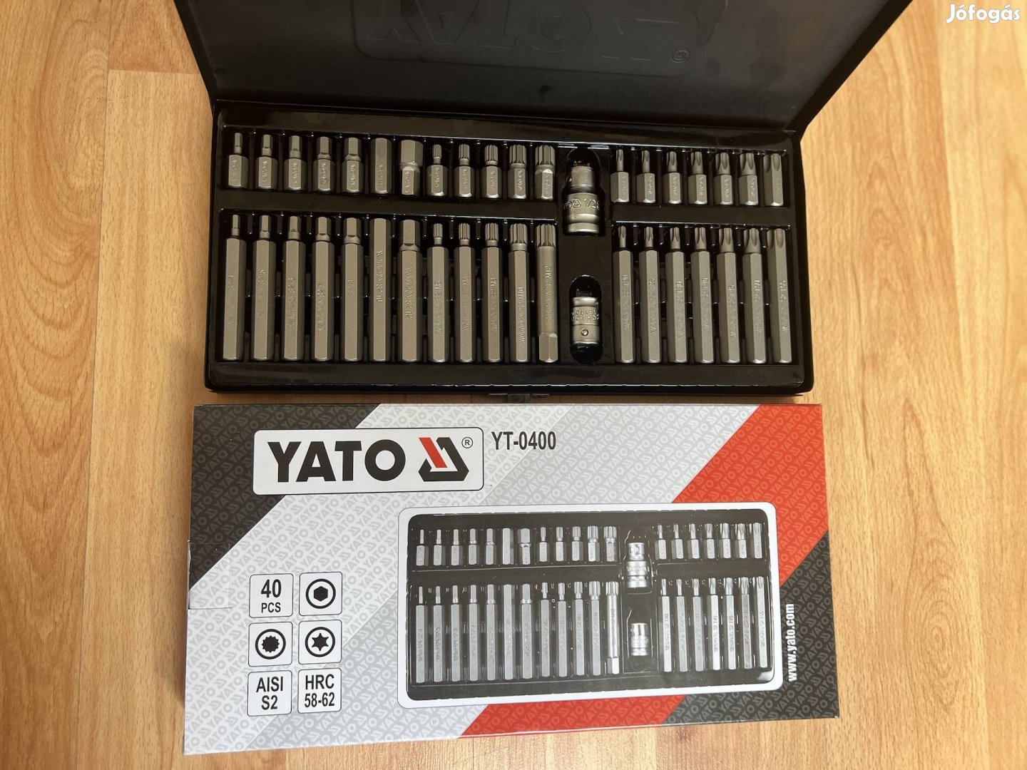 Yato 40 db-os Bit készlet 