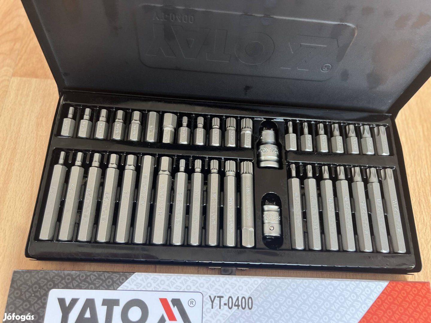 Yato 40db bit készlet, imbusz-torx-spline