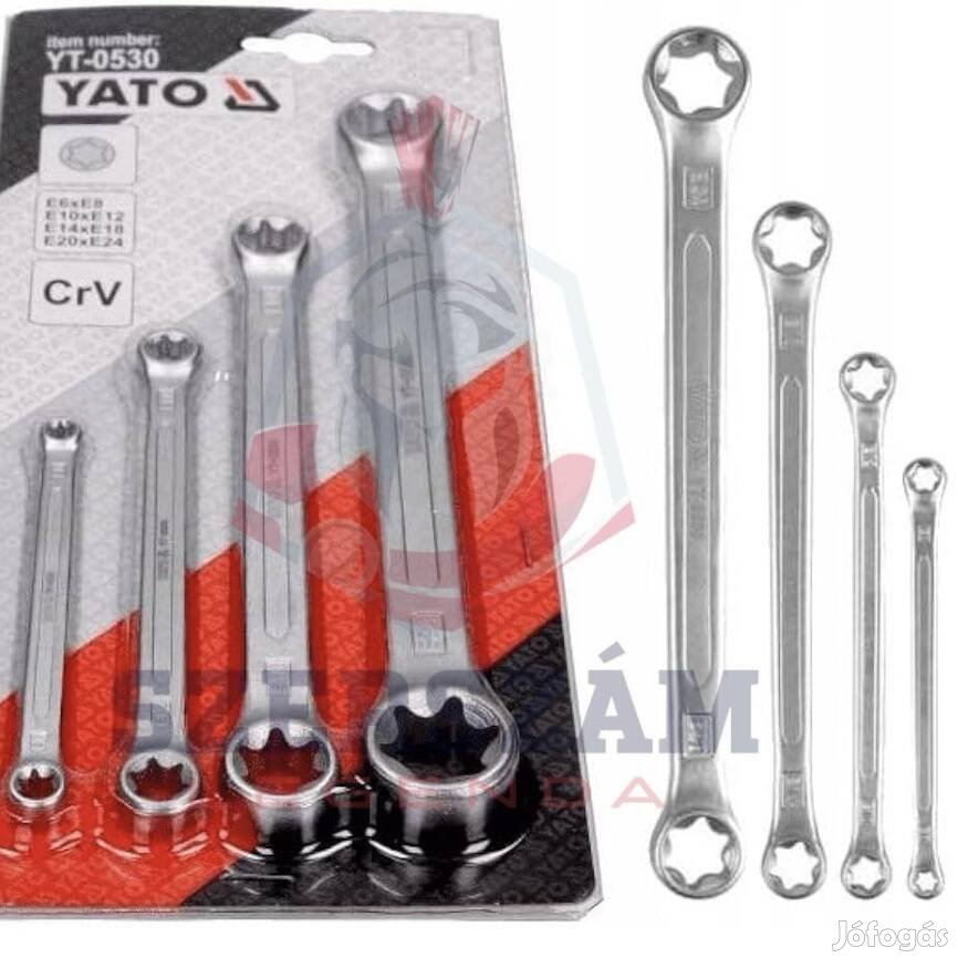 Yato Csillagkulcs készlet 4 részes torx fej (E6-E24) - Yt-0530