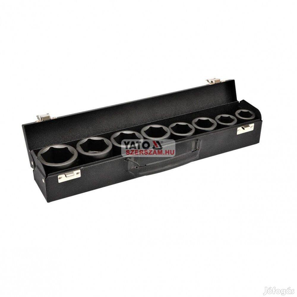 Yato Dugókulcs készlet ütvebehajtóhoz 8 részes 3/4" Crmo